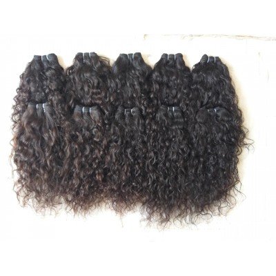Natural Peruvian Single donor curly hair